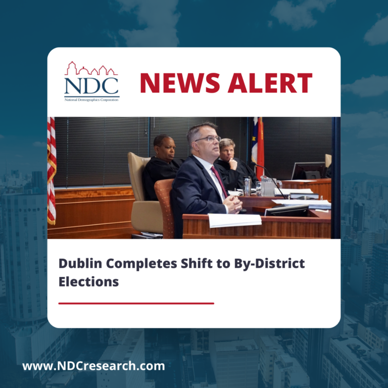 News Alert Graphic about Dublin Shifting to By-district elections